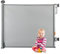 Relaxdays Treppenschutzgitter ausziehbar, Öffnungsbreite 70-140 cm, Bohrmontage, Kinder & Hunde, Türschutzrollo, grau