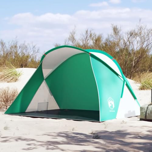 Somanki Strandzelt 2 Personen Seegrün Pop-Up Wasserdicht, Caming Zelt, Camping Tents, Camping-Zelt - 4004159