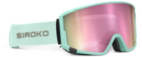 SIROKO - Snowboard- und Skibrillen mit Magnetischer Linse G3 GulmargGrün