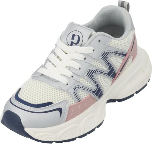 Palado Damen Sneaker Borgan - Bequeme Turnschuhe - Laufschuhe - Trainingsschuhe - vielseitiger sportlicher Look