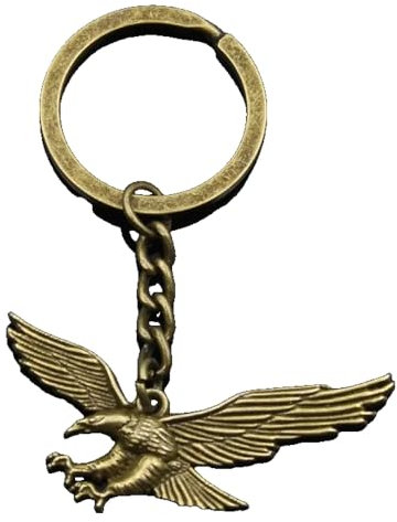 KREATIONS Hawk Adler Schlüsselanhänger 28x50mm für Herren