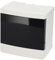 EDO Coffret de Distribution Apparent 1 Rangée pour 4 Modules 14 x 14 x 9,5 cm - IP40 Blanc Boîtier Électrique en ABS - Coffret Électrique pour Installations Intérieures
