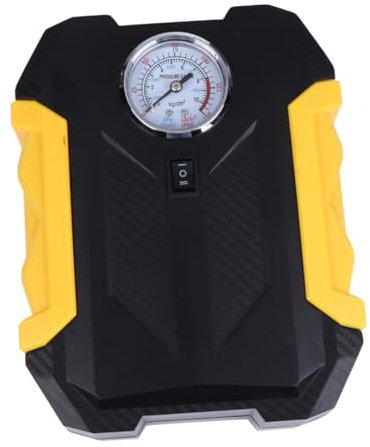 Ciieeo Compressore d Aria Per Pneumatici Portatile Pompa Elettrica Compressore d Aria Per Auto Gonfiatore Potente Con Manometro e Luce Led