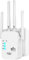 Ripetitore WiFi Potente amplificatore Wifi 1200mbps,Dual Band 5G Extender wi fi potente per casa,2 porta LAN,4 antenne,Copre fino a 9800 m³,Compatibile router e tutti box di rete
