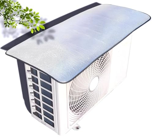 Wärmepumpe Abdeckung, Abdeckung Klimaanlage Außengerät, für Privathaushalte, Gewerbeflächen, Outdoor-Geräte, Universelle Schutzabdeckung(115x57cm/45x22in)
