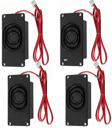 Altoparlante 3 Watt 8 Ohm Altoparlante 3 W 8 Ohm Interfaccia JST-PH2.0 | per scheda madre Arduino, progetti elettronici fai da te e monitor TV LCD, 2 pezzi