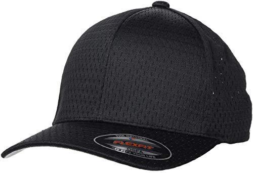 Flexfit Uni 6777-Flexfit Athletic Mesh Cap, Black, one Size