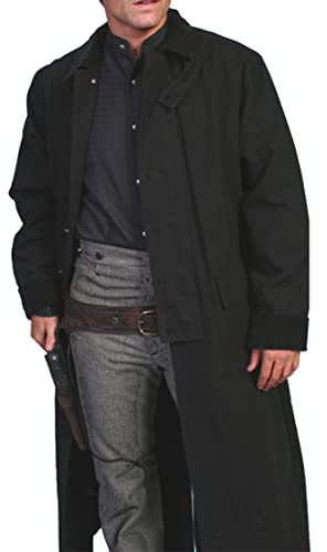 Scully Men's Duster, Black, XL