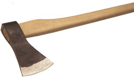 Mannaia Professionale a Spacco con Manico in Legno Robusta e Resistente 1,3 kg