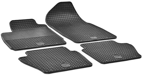 Walser DirtGuard Gummi Fussmatten Auto für Ford Fiesta VI (CB1, CCN) 06/2008-2017, 100% passgenaue Auto Fußmatten, robuste Universal Fußmatte Auto, Gummimatten Auto