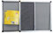 Zanzariera estensibile con telaio in alluminio Cm h 50x75/142