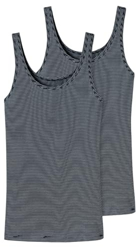 Schiesser Damen Unterhemd Top Trägertop 2er Pack Doppelpack - 162896