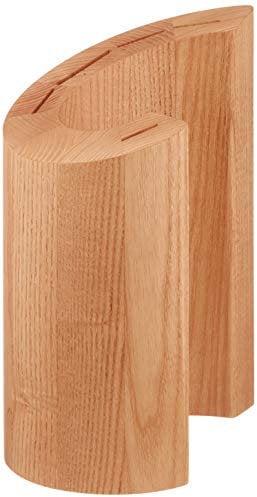 Berkel International - Ceppo portacoltelli in legno di quercia invernale, arancione, 31 x 13,5 x 10 cm