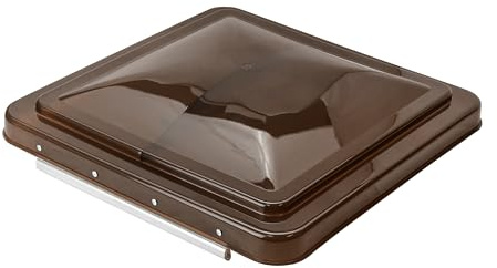 Leisure Coachworks 14 Inch RV Roof Vent Cover Replacement Vent Lid Smoked for Camper Trailer Motorhome (Smoked 1-Pack)