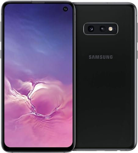Samsung Galaxy S10e Smartphone 4G, Zoll 5.8, Android 9 to 12 (256 GB Interner Speicher) - Deutsche Version (Prism Schwarz, 6 GB + 256 GB)