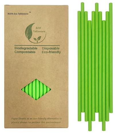 Papier vert pur pailles en papier vert uni, 100 feuilles recyclables vert