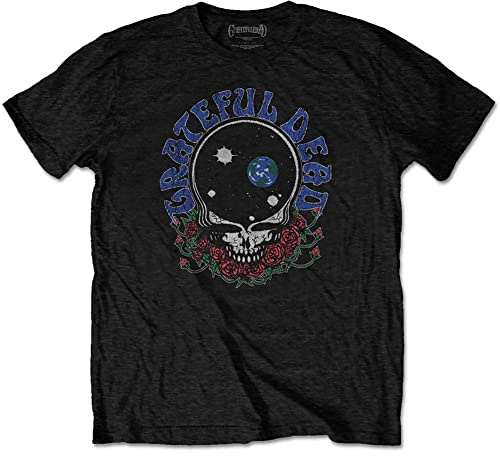 Grateful Dead Unisex T-Shirt Space Your Face & Logo Black