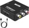 DIGITNOW! HDMI a AV 3 RCA CVBS Compuesto Adaptador Convertidor Conversor de Video y Audio de señal Mini 1080P con Cable de Carga USB ,Compatible para PC/Laptop/Xbox / PS4 / PS3 / TV/VCR Cámara DVD