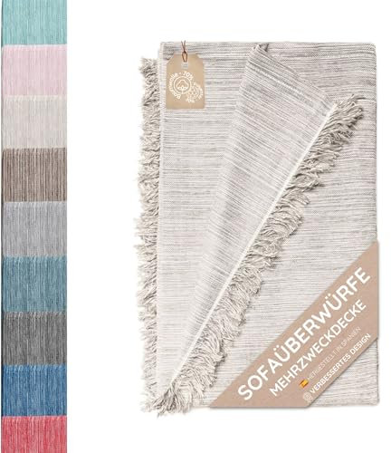 Jarapa Home - Bettüberwurf und Sofaüberwurf - Hochwertige Schutzhüllen für Sofa und Bett. Spannbezüge für Sofas und Sofaüberwürfe. Bequeme Sofadecken für Sitzfläche und Überwurf Sofa
