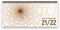 Lehrer-Tischkalender 2021/22 XL - 1 Woche - 2 Seiten: 14,5 x 32,5 cm, quer, Tunnel, braun