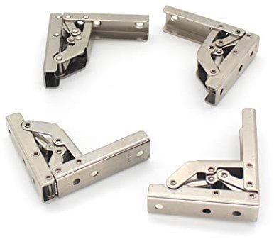 90 Grad Klapptür/Regalscharnier Versteckte Halterung Tisch Halter Möbel Teile (4pc)