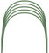 Happyyami 5 Piezas de Aros de Invernadero Aros de Jardín Estructura de Soporte de Túnel de Cultivo con Aros Recubiertos de Plástico para Proteger Y Cultivar Plantas de Invernadero (Estilo