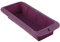 Tradineur - Molde para pastel de silicona, fuente para horno rectangular de silicona, bandeja para horno, color violeta, 6 x 30 x 10,5 cm