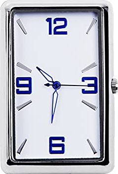 Asudaro Auto-Zeigeruhr, analog, Mini-Quarzuhr, Quarzuhrwerk, Autouhr, Dekoration, Armaturenbrett
