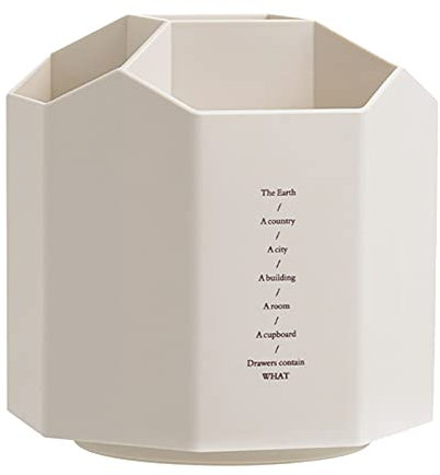 Drehbar Stifthalter Organizer Stiftebox Aus Kunststoff, 360 Grad Drehbar Bleistift Aufbewahrungsbox Pinselbehälter Organizer Für Kinder, Schreibtisch Aufbewahrung Für Zuhause Büro Schule