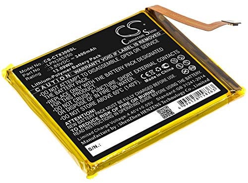 Techtek Batteries Compatible avec [Crosscall] Action X3, Action-X3, Core X3, Core-X3, Trekker X3 remplace LPN385350 FBA Noir