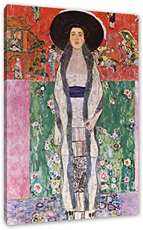 Generisch Gustav Klimt - Adele Bloch-Bauer II als Leinwandbild/Größe: 120x80 cm/Wandbild/Kunstdruck/fertig bespannt