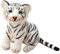 23cm Tiger Plüschtier, Realistische Tiger Kuscheltiere Baby Plüsch Puppe Stofftier Kissen Plüschtier Tiger Baby Plüschfigur Tiger Weiß Kuscheltier Weiche Plüschspielzeug Geschenk für Kinder Baby