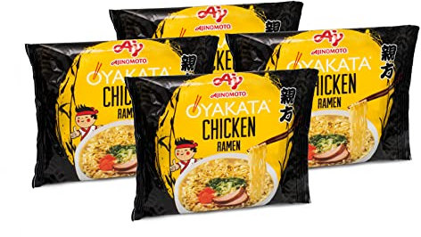 OYAKATA Huhn Geschmack 4er Pack Instant Nudeln Wok Style Japanischer Art Schnelle Zubereitung Ramen (4 x 83g)