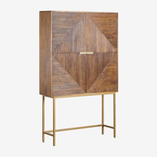 SKLUM Hohes Sideboard aus Baty-Mangoholz -
