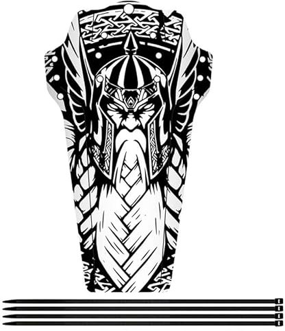 MAGIX-JUICE - Wikinger Mudguard inkl. Kabelbinder für das MTB Schutzblech/Stylisches Fahrrad Schutzblech & modernes Mountainbike Schutzblech für Jede Fahrradgröße