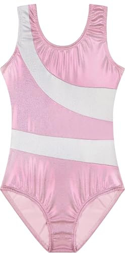 Mulnall Ragazze Ginnastica Leotards Senza Maniche Balletto Ginnastica Artistica 2-10 Anni(5701-08-120)