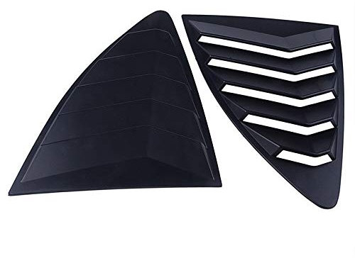 NATHA Auto Matt Schwarz Heck Quartal Jalousie Windschutzscheiben Schatten Abdeckung für 86