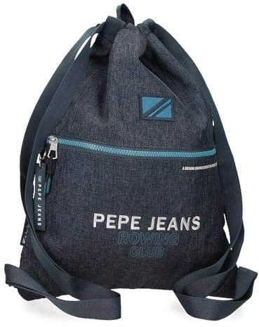 Pepe Jeans Edmon Mochila Escolar Azul 35x46 cms Poliéster 16,1L by Joumma Bags