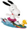 Hallmark Keepsake Weihnachtsdekoration 2024, Peanuts Spotlight on Snoopy Surf's Up!, Geschenke für Peanuts-Fans
