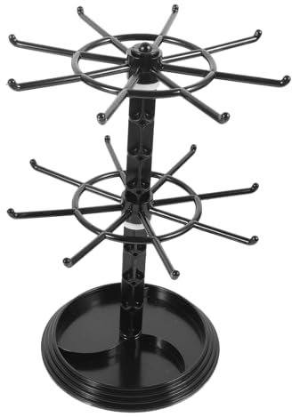 COLLBATH Drehbarer Halskettenhalter Schmuckständer Für Accessoires Organizer Für Schlüssel Haarbänder Und Schmuck Mit Rotierender Funktion