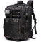 GUJOIN Sac À Dos Tactique 50 Litres - Grande Capacité Système MOLLE Militaire Imperméable Idéal Pour Urgences De 3 Jours Chasse Randonnée Et Camping Sac À Dos Pour De Plein Air (Noir camouflage)