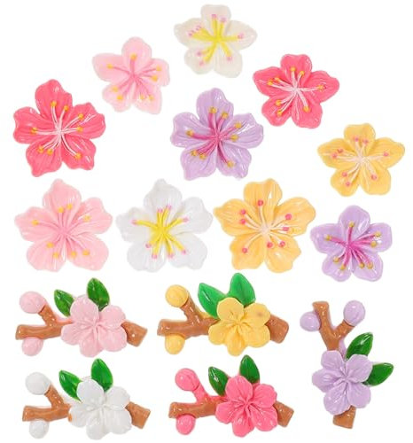 OHPHCALL 20piezas Pinchos De Flores Creativos para Decorar Paredes De Fotos Accesorios para Tableros De Corcho y Anuncios