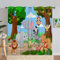 ANHOPE Safari Tier Elefant Löwe Bär Vorhänge mit Ösen Blickdichte Gardinen Blackout Curtain Thermo Vorhang Kinder Jungen Mädchen Schlafzimmer Wohnzimmer Verdunklungsvorhänge 2er Set H 245 x B 140 cm