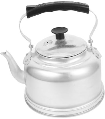 BIUDECO Hervidor De Agua Antiguo Hervidor De Agua De Uso Diario Hervidor De Agua Con Mango Hervidor De Agua Resistente Desgaste Hervidor De Té Hervidor De Cocina Tetera De Aluminio