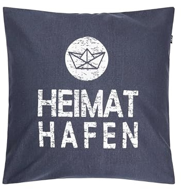 SCHIETWETTER Sonstiges Kissen SW Heimathafen 50x50 Navy OS