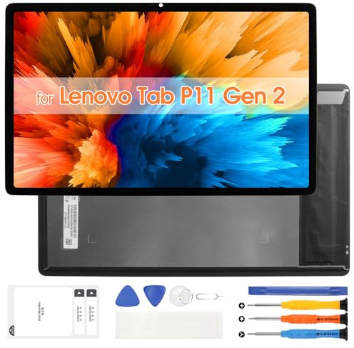 LCD Screen for Lenovo Tab P11 Gen 2/P11 2022 Screen Replacement TB350FU TB350XU TB350 LCD Display Touch Screen Digitizer Assembly with Repair Tools(Black,11.5 inch)