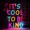 OYCGZV It's Cool To Be Kind Neon Schild Schriftzug Led Neon Schild Wand Sei Ein Kind Neon Sign USB Led Schild für Klassenzimmer Dekoration Home Pub Club Man Cave Party Motivational Wandkunst