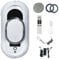 CEIEVER Electric Window Cleaner With Remote Control - Automatic Cleaning Robot for Indoor/Outdoor Windows, Mirror - 2800Pa Strong Suction