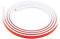 Cable Duct Self-adhesive, White Semi-circular Floor Cable Protector, 20mm×10mm×3Meter, PVC Flexible Semi-circular Floor Cable Bridge, Cable Management for All Power Cables, Warehouse, House, Office