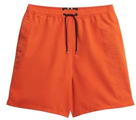 Superdry Herren 43 cm Lange Premium Badeshorts mit Stickerei